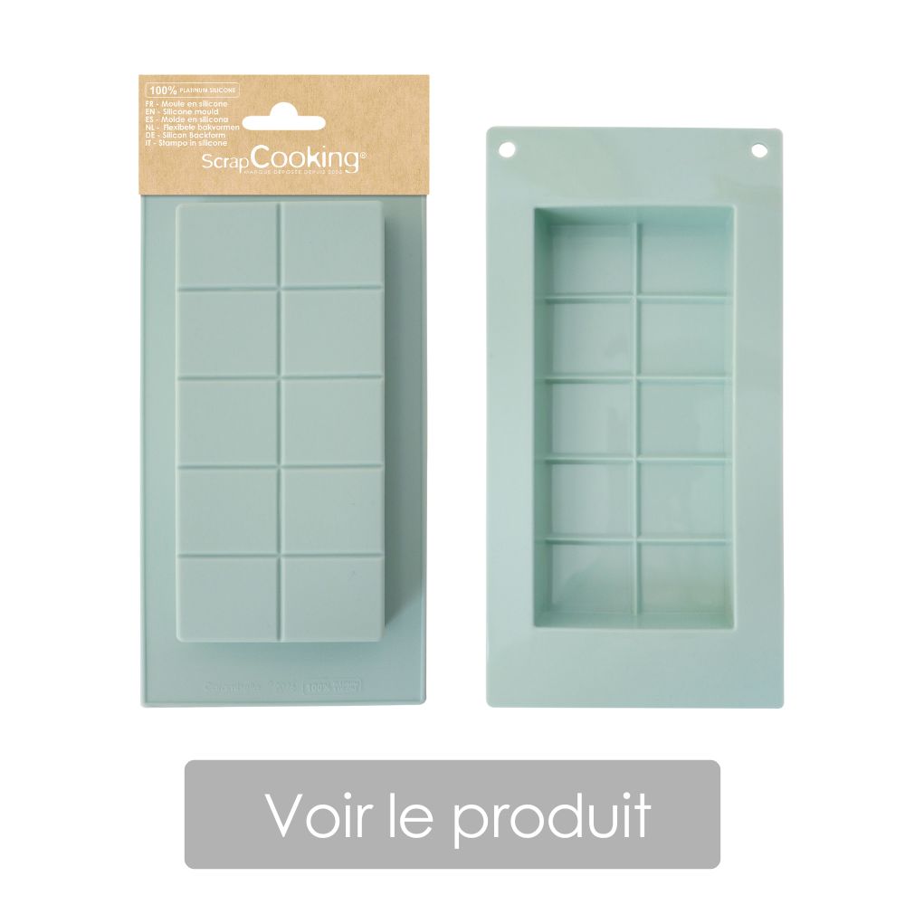 Moule silicone tablette chocolat